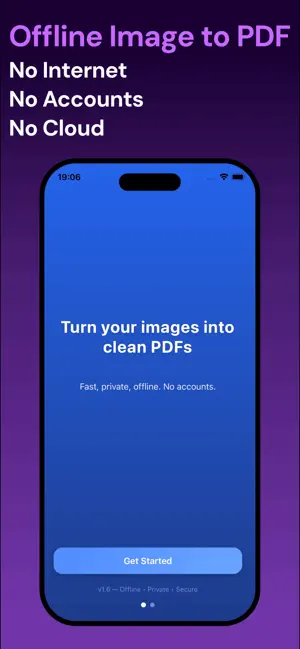 Image to PDF Converter Offline screenshot 1
