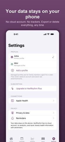 HerRhythm: Period Tracker Screenshot 5 of 5
