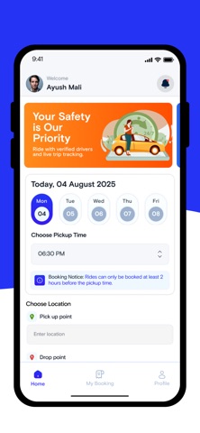 Aru Cabs screenshot