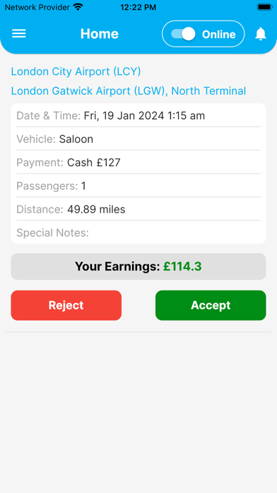 MMA Transfers - Driver Screenshot