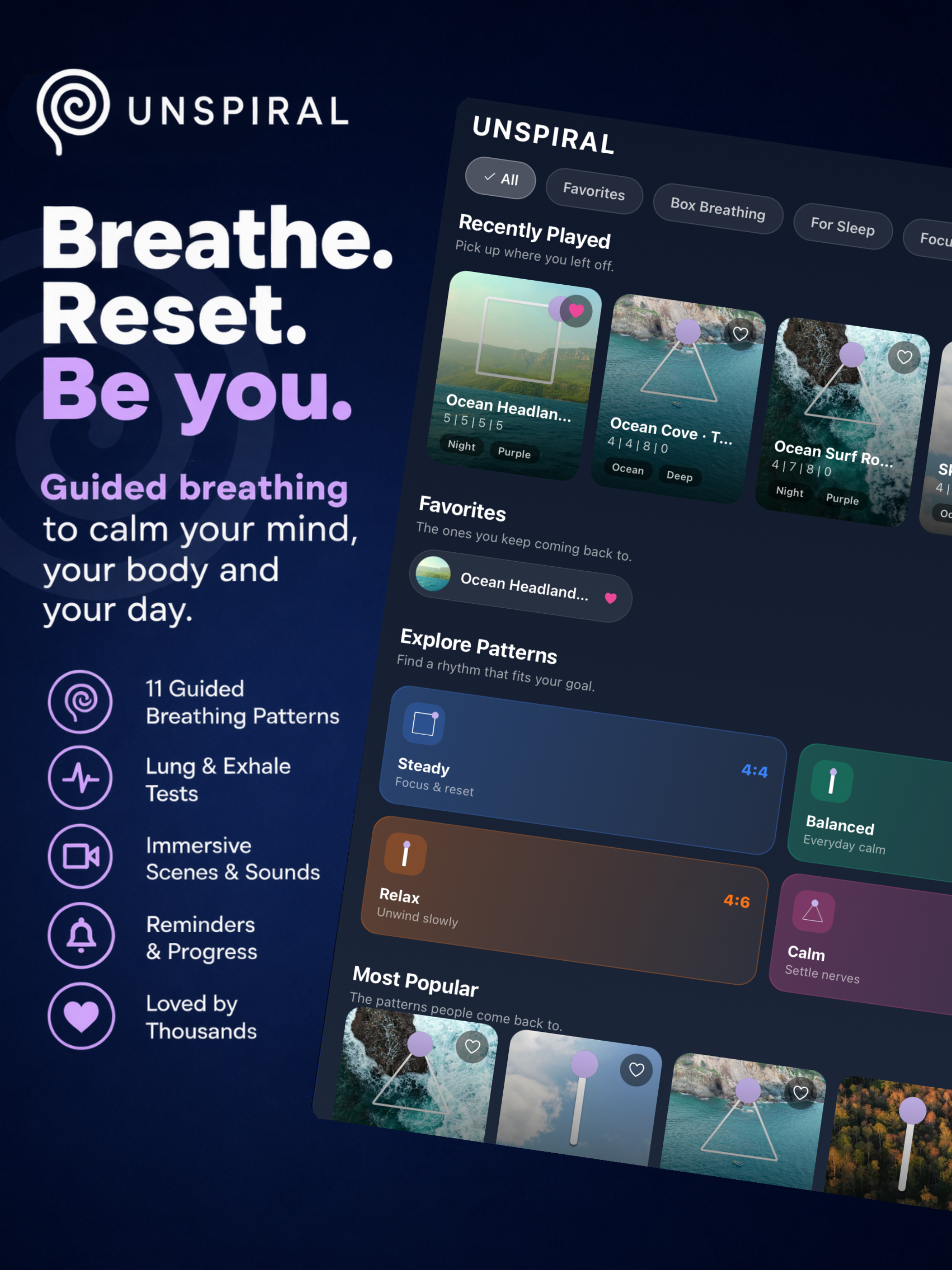 Unspiral: Breathing Exercises screenshot 9