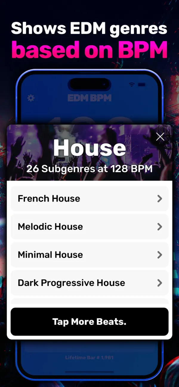 #4. BPM Counter App ∎∎ EDM BPM (iOS) От: Too Much Wasabi, LLC