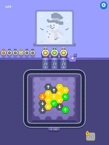 Hexa Flow - Puzzle iPad screenshot