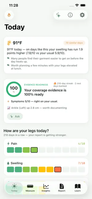 Willow: Lipedema Tracker screenshot 1