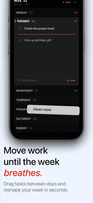 Weekline Weekly Planner & Todo screenshot 4