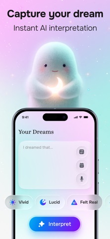Dream Journal - Suena AI iPhone screenshot