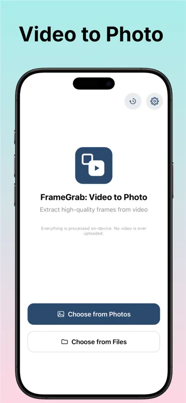 FrameGrab: Video zu Foto screenshot 1 of 4