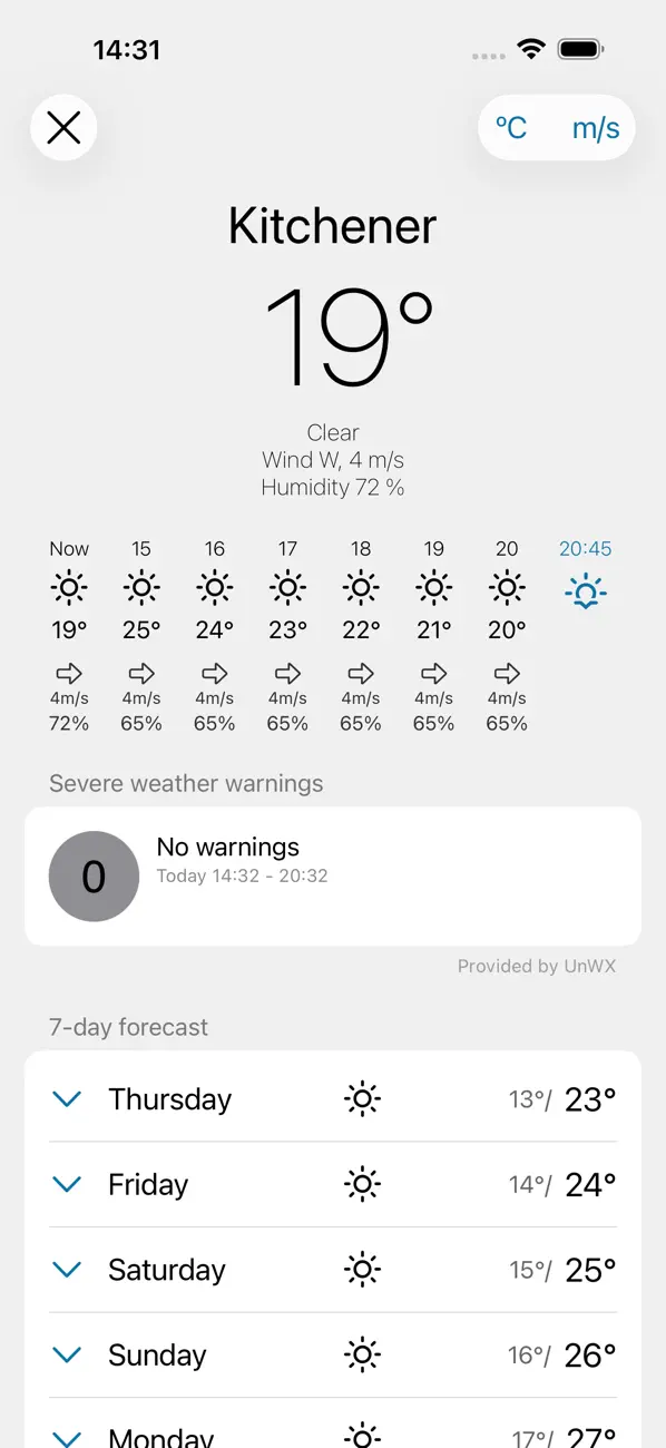 Screenshot #2 pour Alerte Pluie - Radar Météo