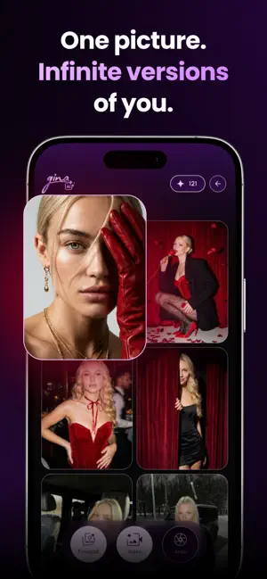 Gina AI - Photo & Video Editor iPhone screenshot 5