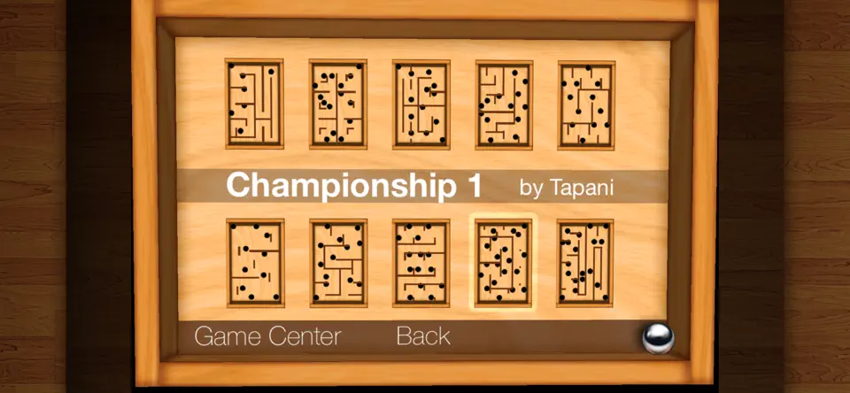 Screenshot von Wooden Labyrinth 3D auf dem iPhone 3