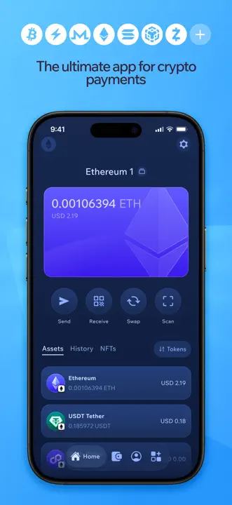 Cake Wallet : capture d’écran 2 sur 5