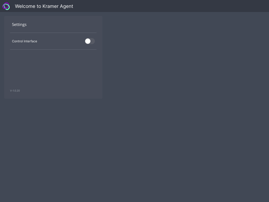 Kramer Control Agent