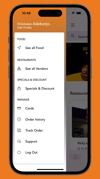 Foodbay User Screenshot