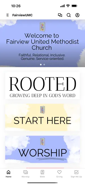 Fairview UMC Columbia screenshot 1