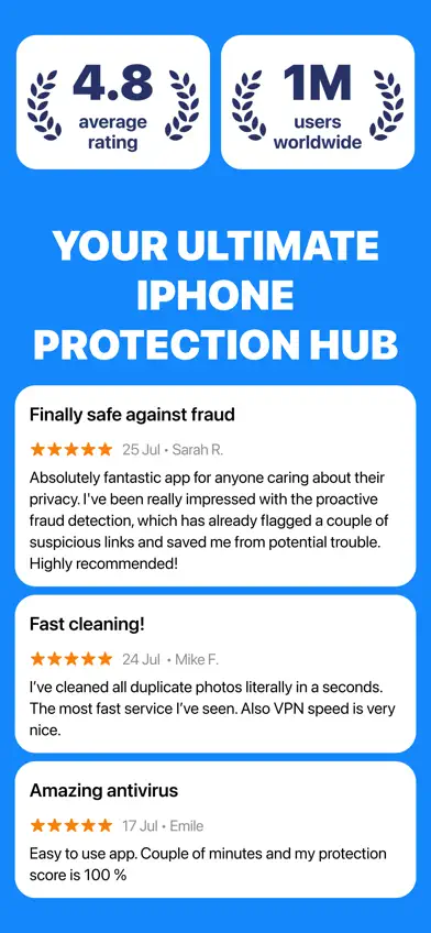 iPhone Cleaner - Virus Protect screenshot 1