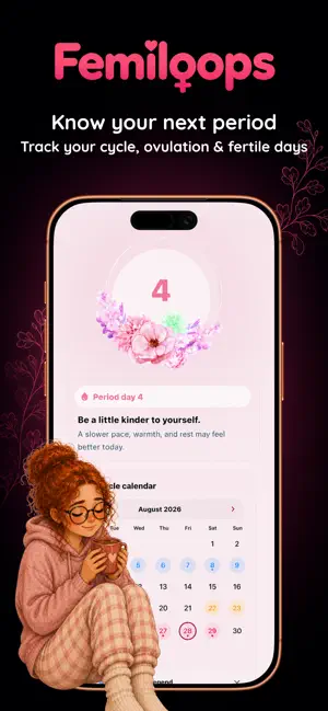 Femiloops: Period Tracker App screenshot 1