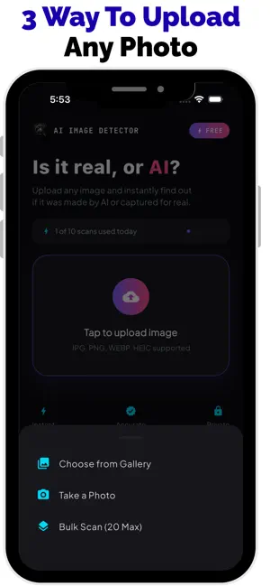 AI Image Detector - Real/Fake screenshot 4