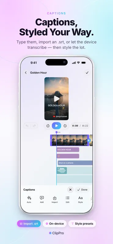 ClipPro: Video & Photo Editor screenshot 7 of 10