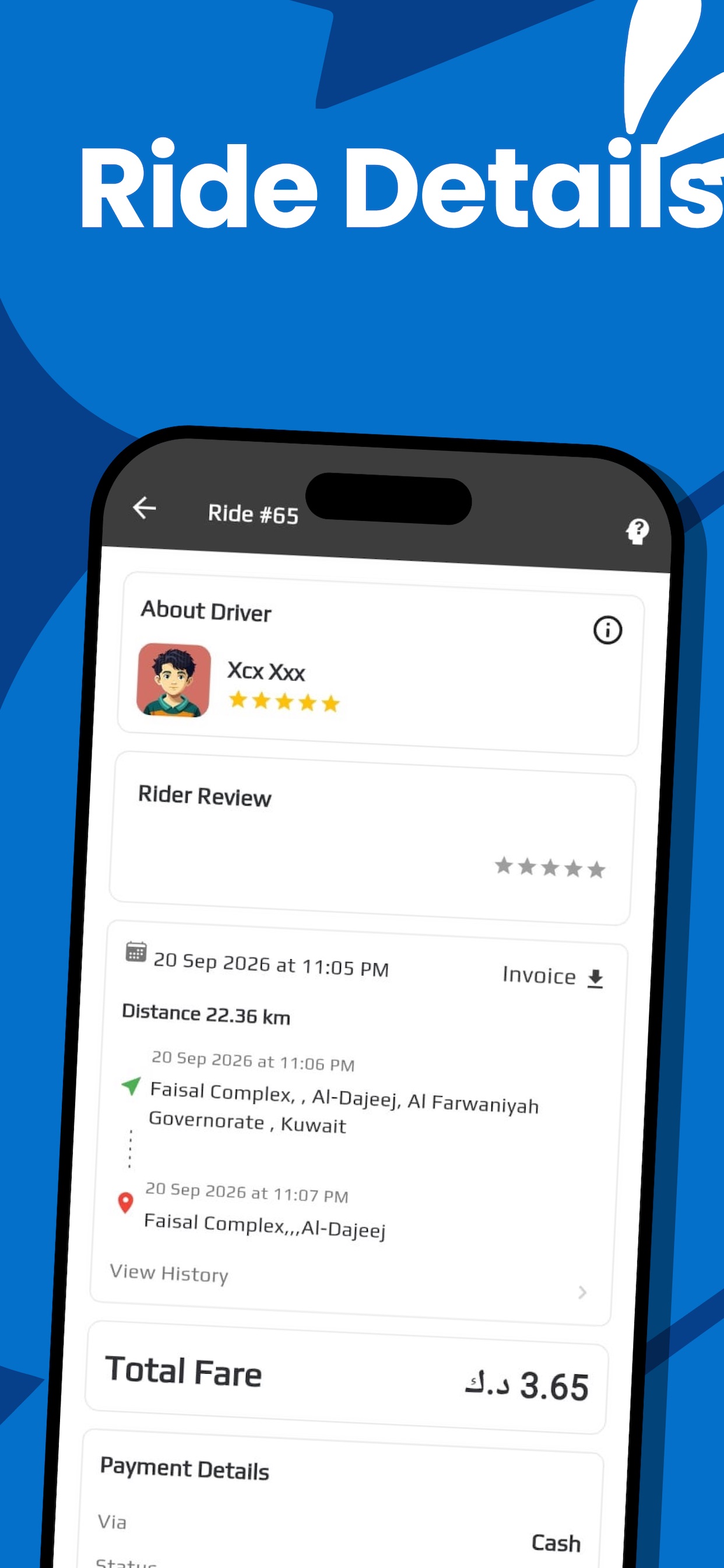 Screenshot 2 of TaxyGo Rider
