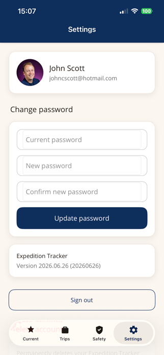 Expedition Tracker Screenshot 3 of 4