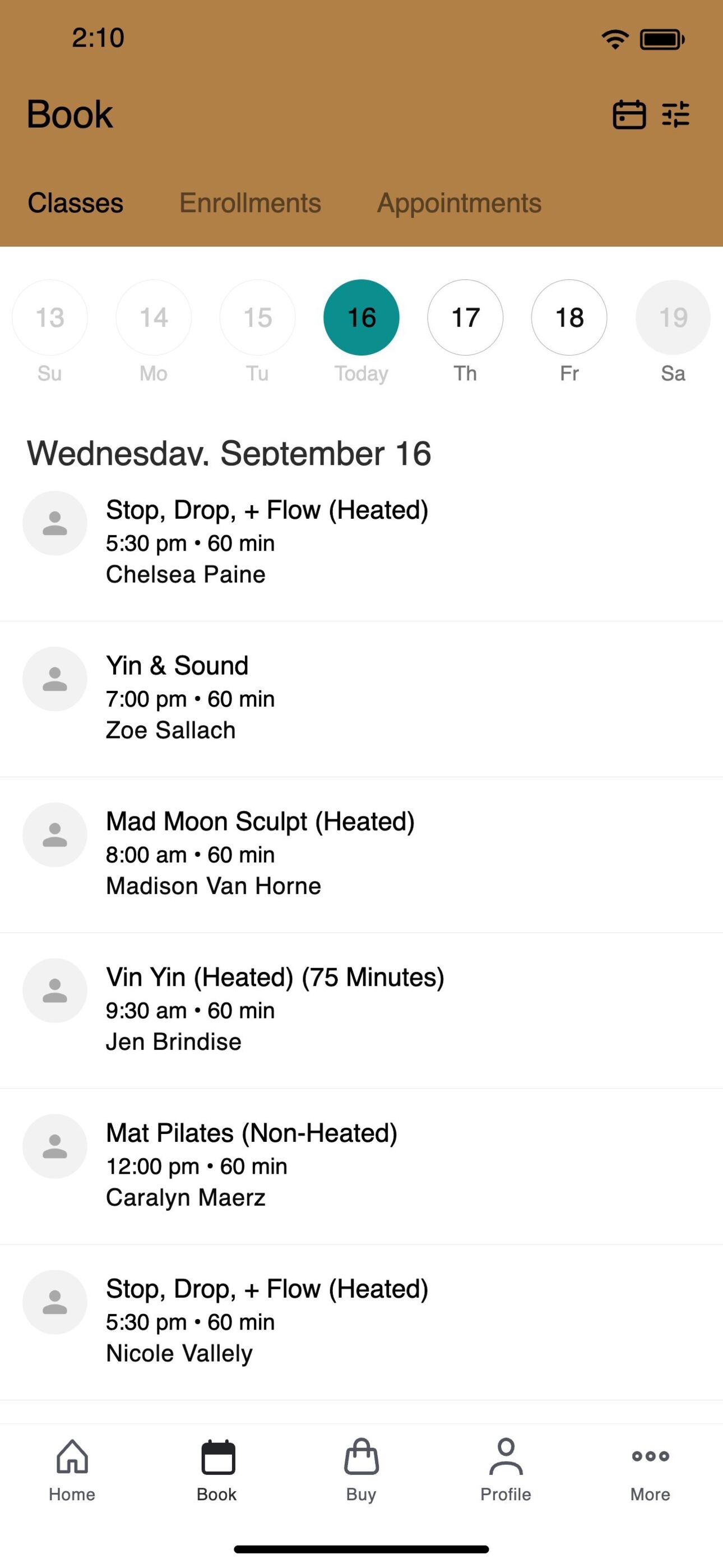 Screenshot 2 of Village Yoga Studio