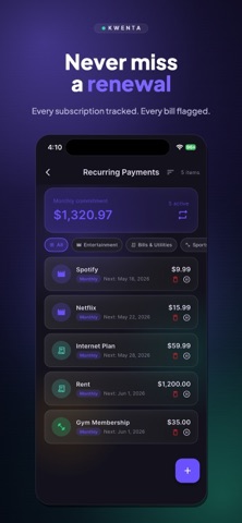 Kwenta screenshot