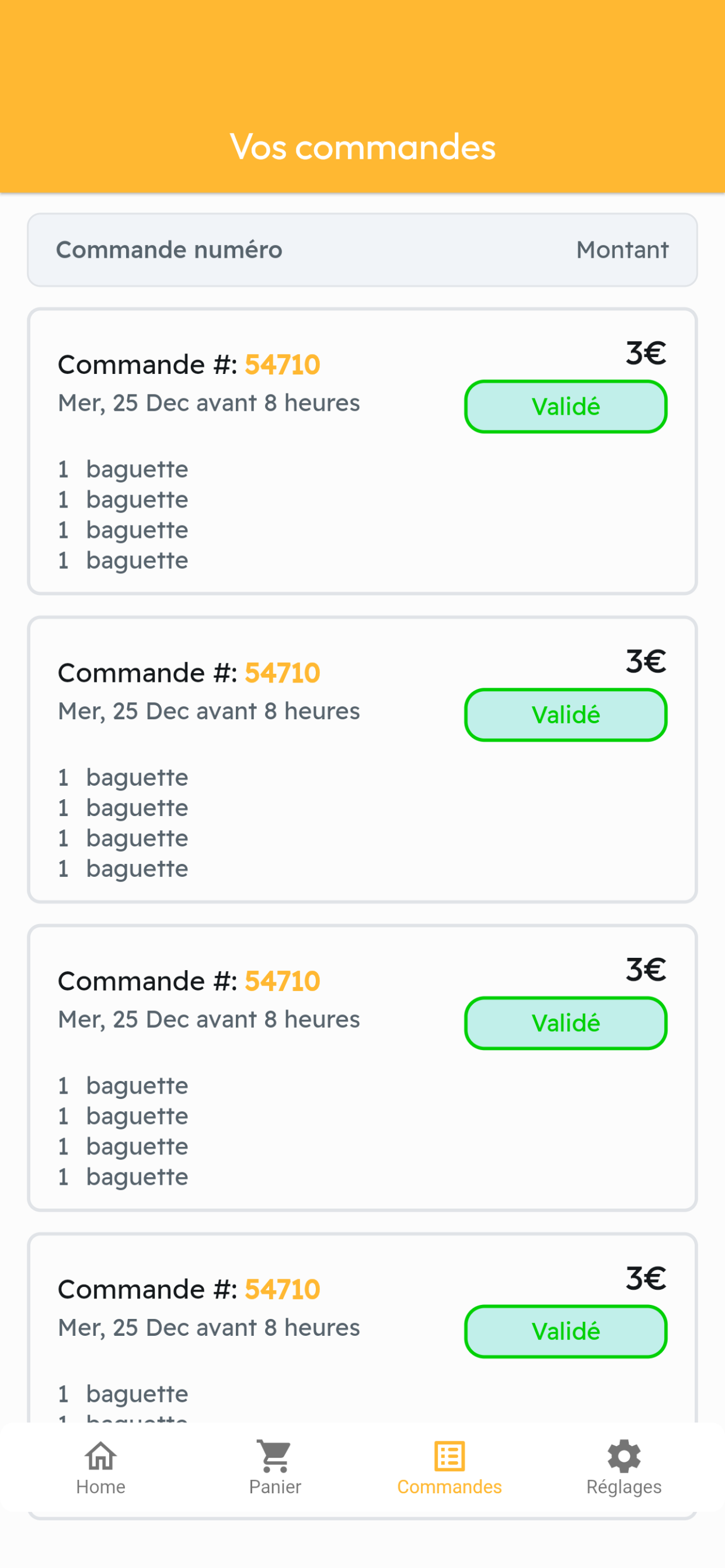 MyBaguette.fr screenshot 3