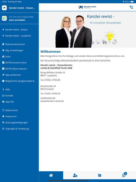Screenshot #4 pour Kanzlei rewist – Steuerberater