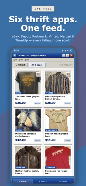 ThriftX: Thrift & Secondhand screenshot 1
