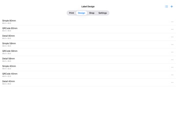 Star Label Print iPad screenshot