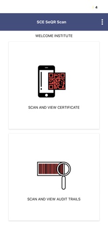 SCE SeQR Scan screenshot