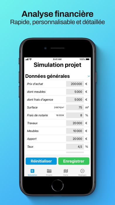 Invest Immo App app screenshot