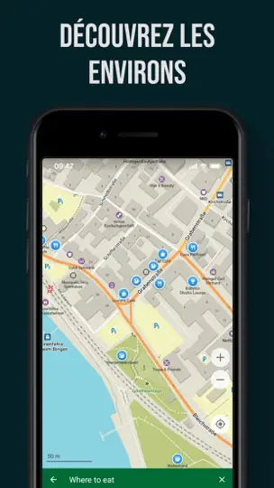 Capture d'écran de Organic Maps – GPS Hors Ligne sur iPhone 4