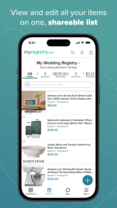 MyRegistry Universal Registry Screenshot