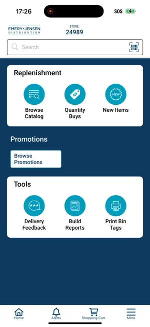 EJD Ordering screenshot 1