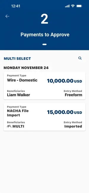 First American Trust iBanking screenshot 2