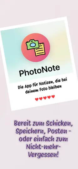 Screenshot von PhotoNote - Dein Foto Mit Info auf dem iPhone 1