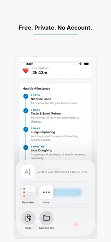 Vape Free: Quit Tracker Screenshot 5 of 5