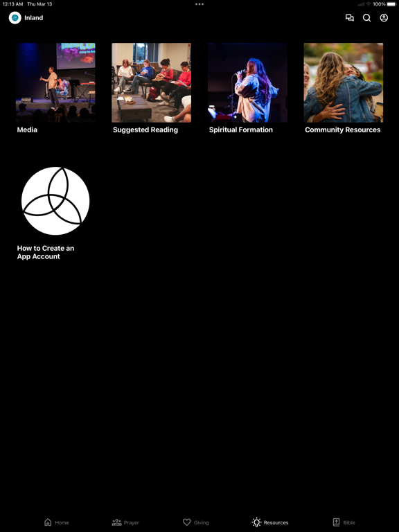 Inland Vineyard Church iPad screenshot 4 - Education app