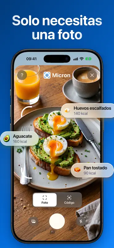 Micron: Contador de Calorías screenshot 2 of 7