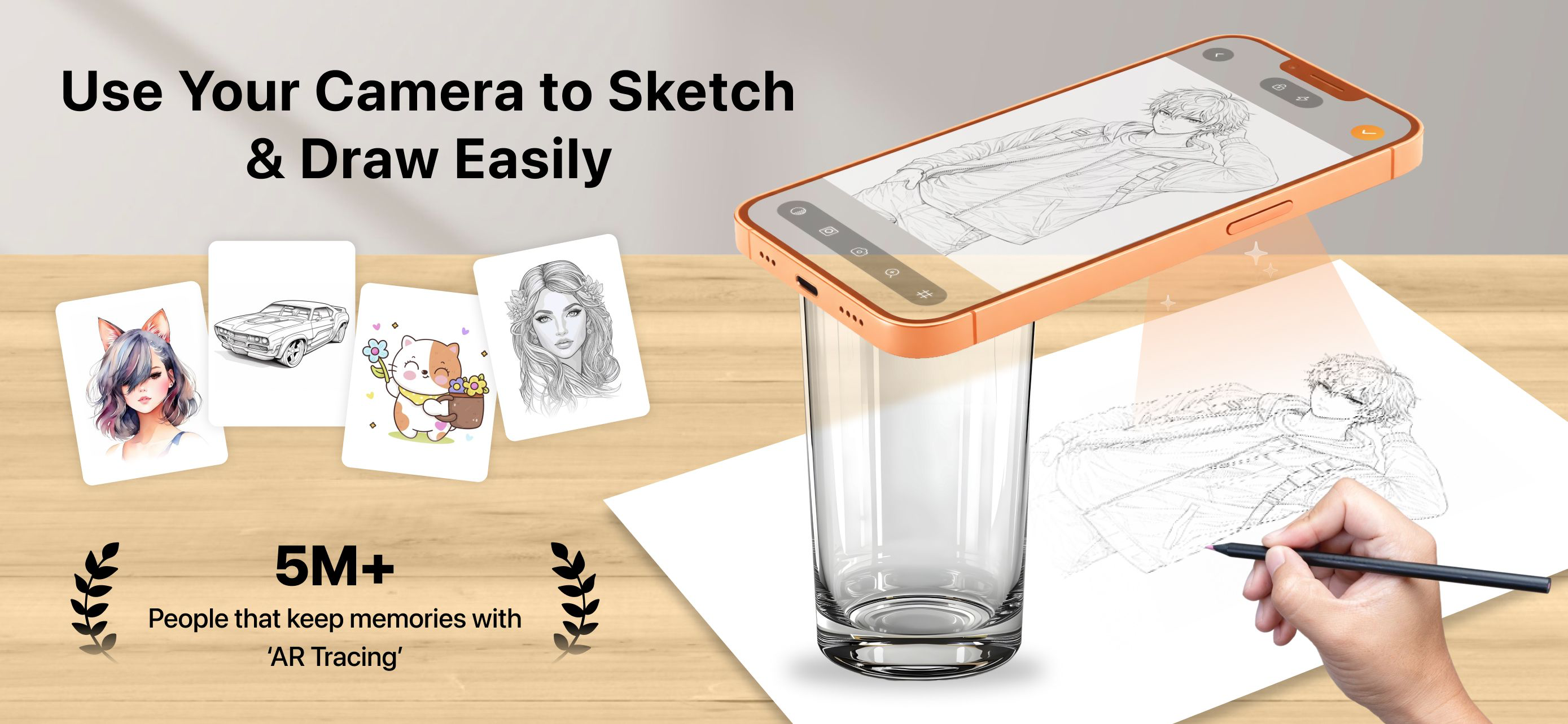 AR Tracing: Anime Drawing
