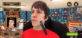 Barber Shop Hair Cut Salon Sim iPhone screenshot
