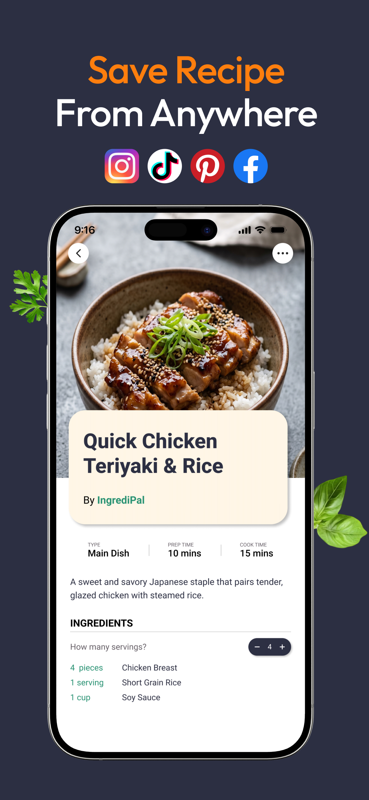 IngrediPal: Recipe & Meal Plan screenshot 4