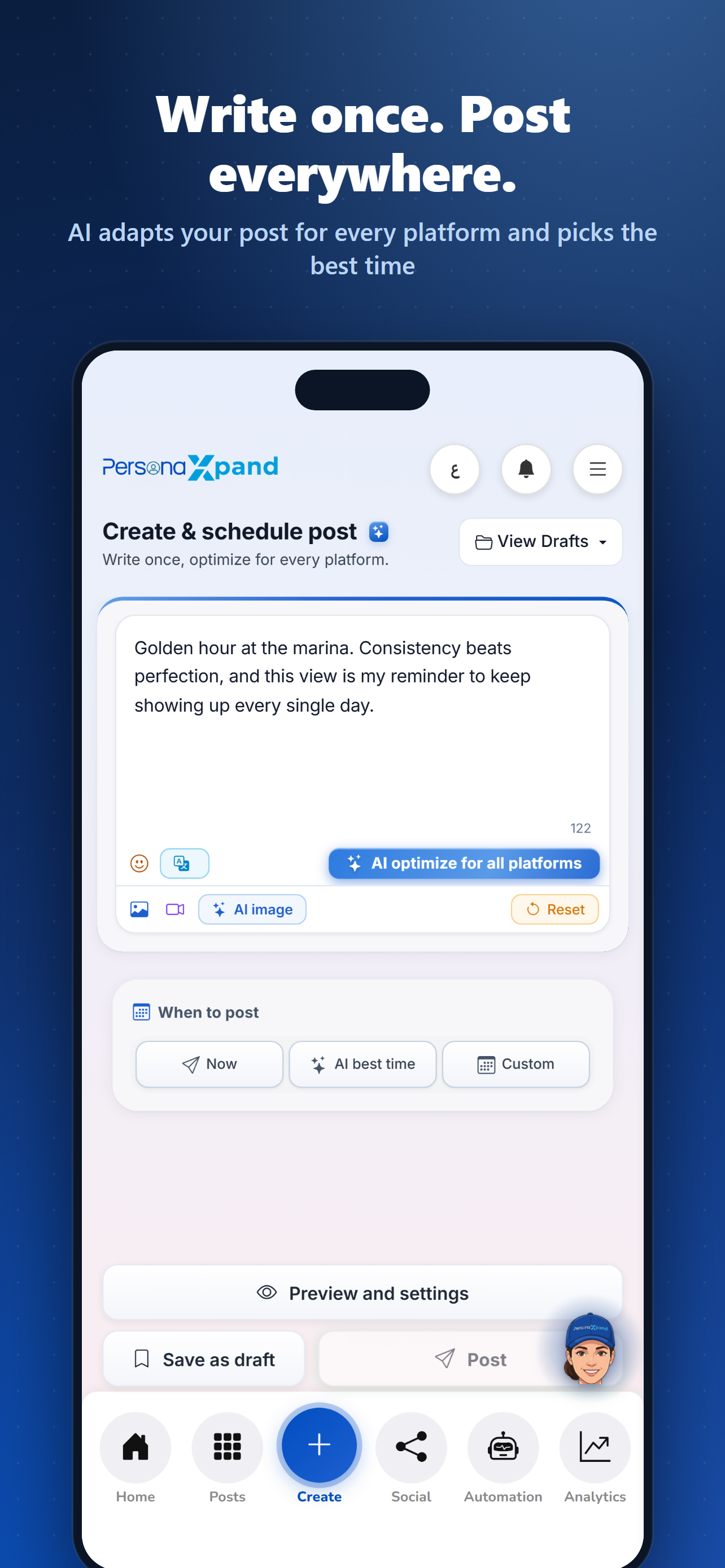 PersonaXpand screenshot 2