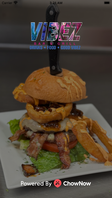Vibez Bar & Grill iPhone screenshot 1 - Food & Drink app