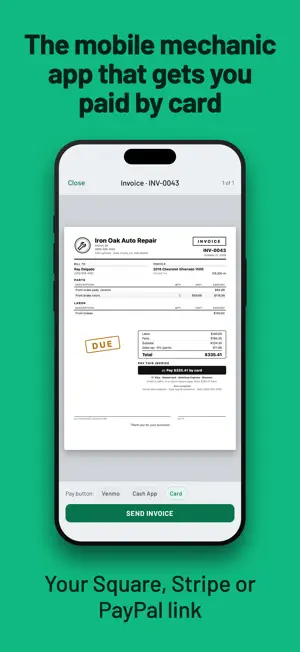 WrenchStrike: Mechanic Invoice screenshot 1