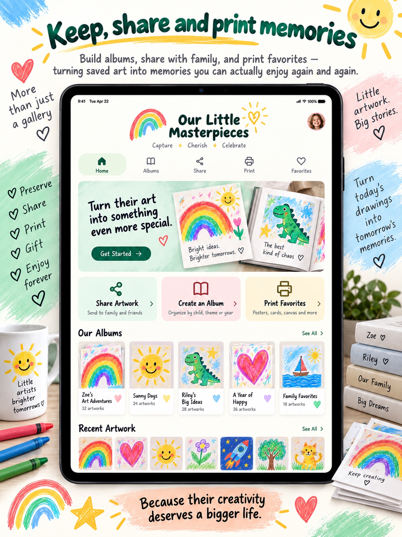 Screenshot 10 of littleGallery: Save Kids Art