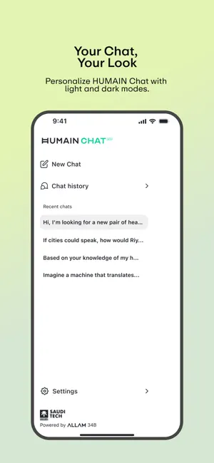 HUMAIN Chat iPhone screenshot 5