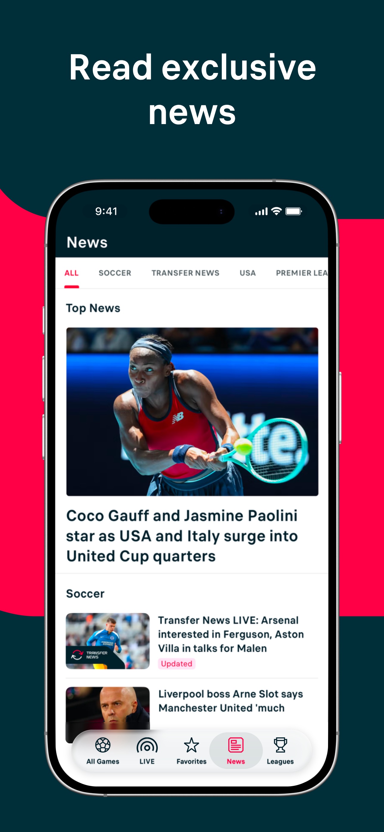 Flashscore: Live Scores & News screenshot 2