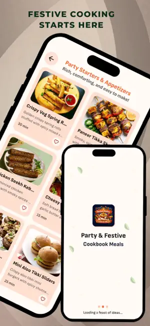 Party & Festive Cookbook Meals screenshot 1